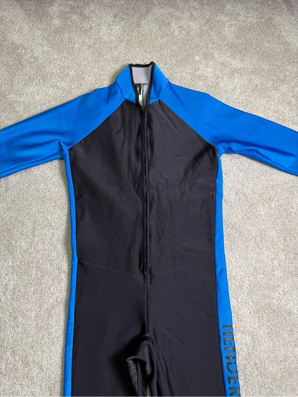 Henderson Polartec Full Suit Wetsuit Front Zip Size L Black/Blue